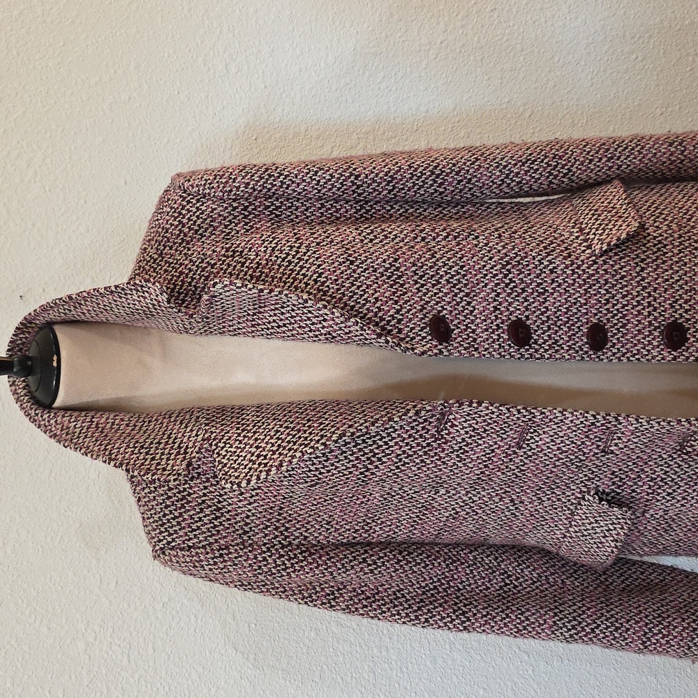 Preston & York Women's Tweed Coat Blazer Sz 10 - Picture 10 of 14